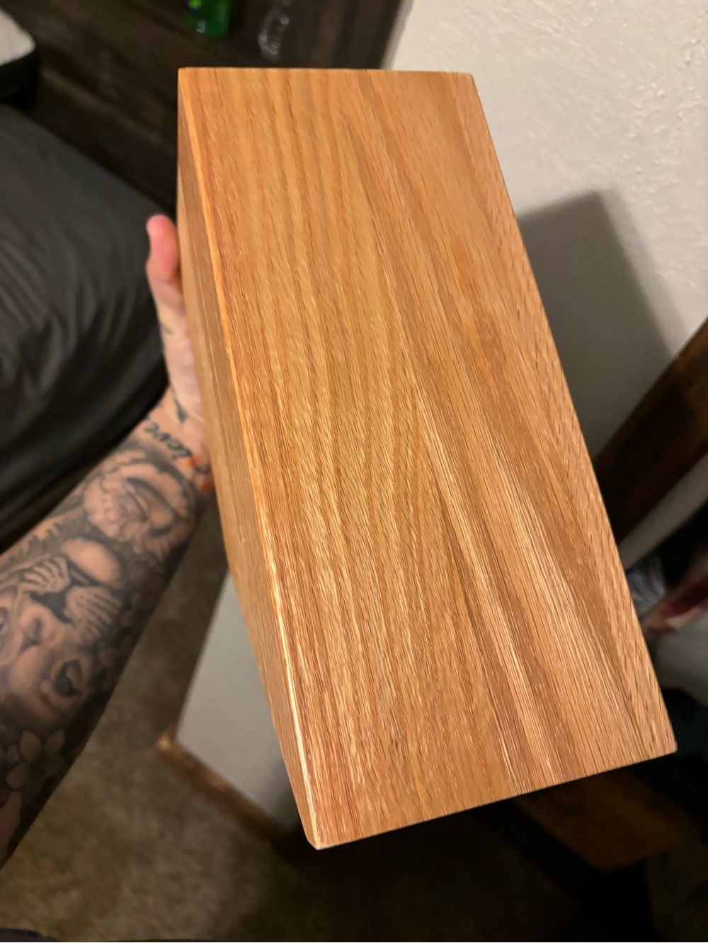 Cutco Galley Set 1743 Honey Oak 7 Slot Wood Knife Block made in USA - Picture 7 of 7